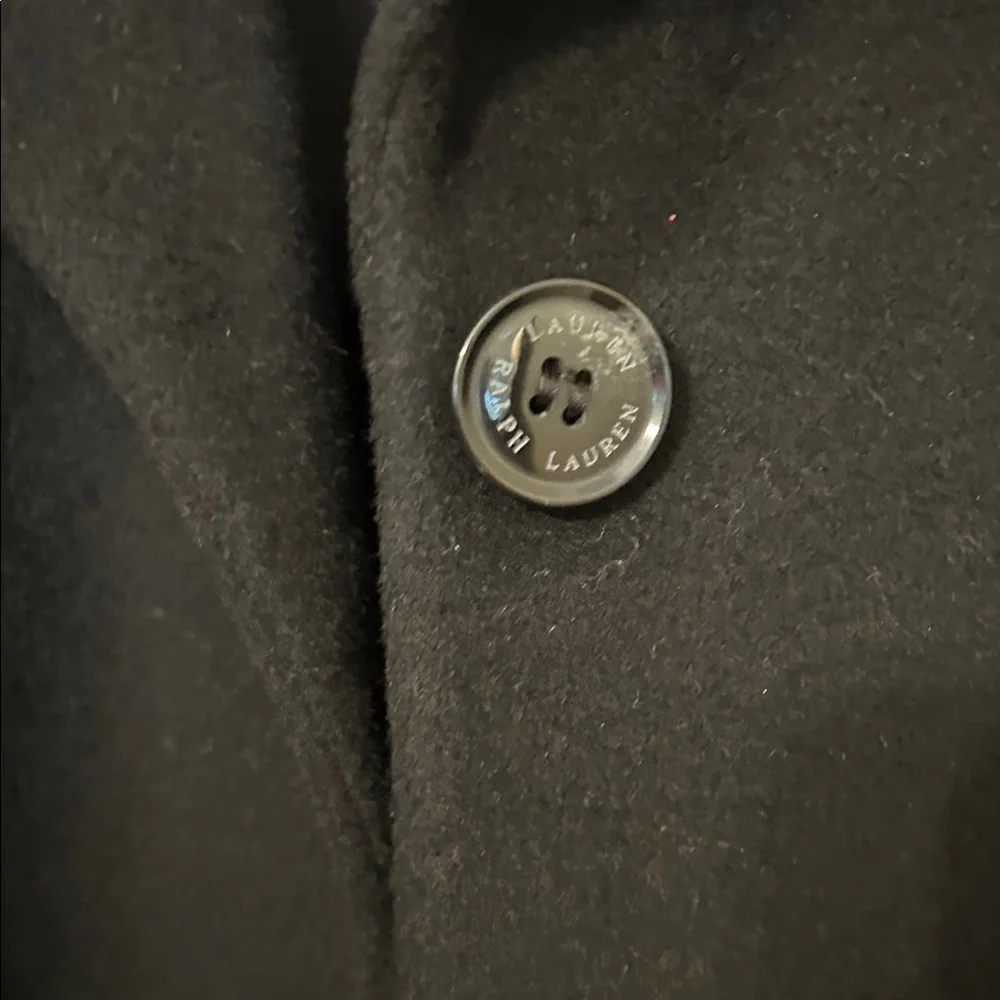 Lauren Ralph Lauren Classic Black Coat-NWT - Picture 5 of 12